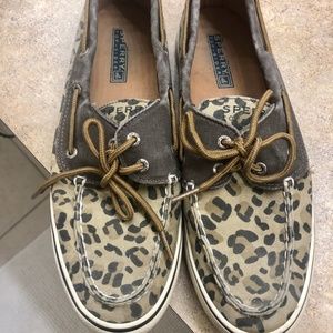 Sperry Top-Sider Cheetah print shoes